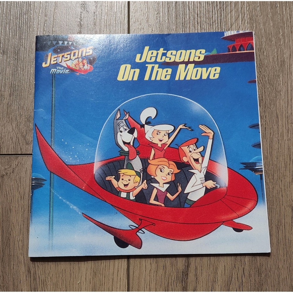 Vintage Jetsons On The Move 1990 The Movie‎ Storybook Paperback ISBN 0448400766